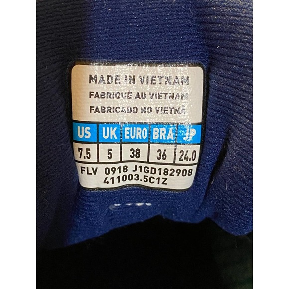 Womens Mizuno Running Shoes 7.5 WaveKnit R2 Teal Navy Orange - Picture 2 of 8